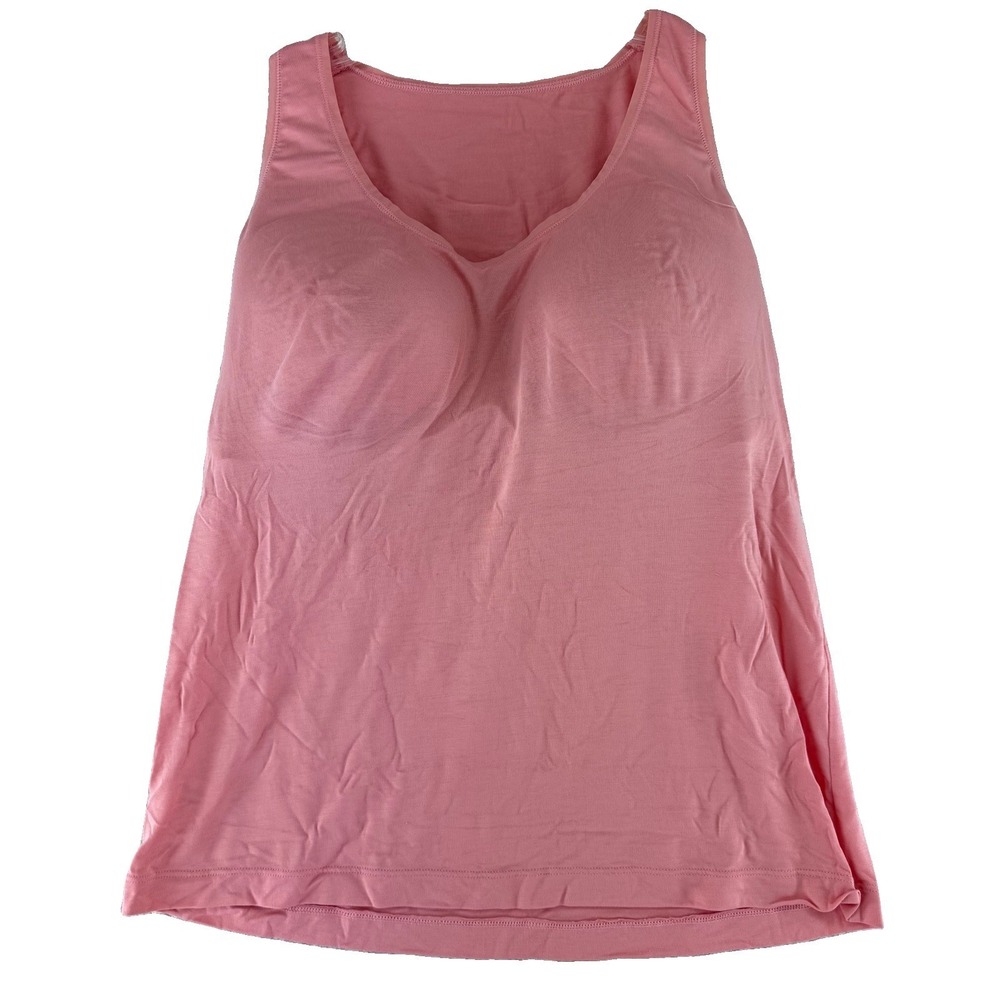Cuddl Duds Intimates Softwear w/ Stretch Tank Size 1X Pink Coral